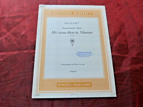 Mozart variationen über - über, ah